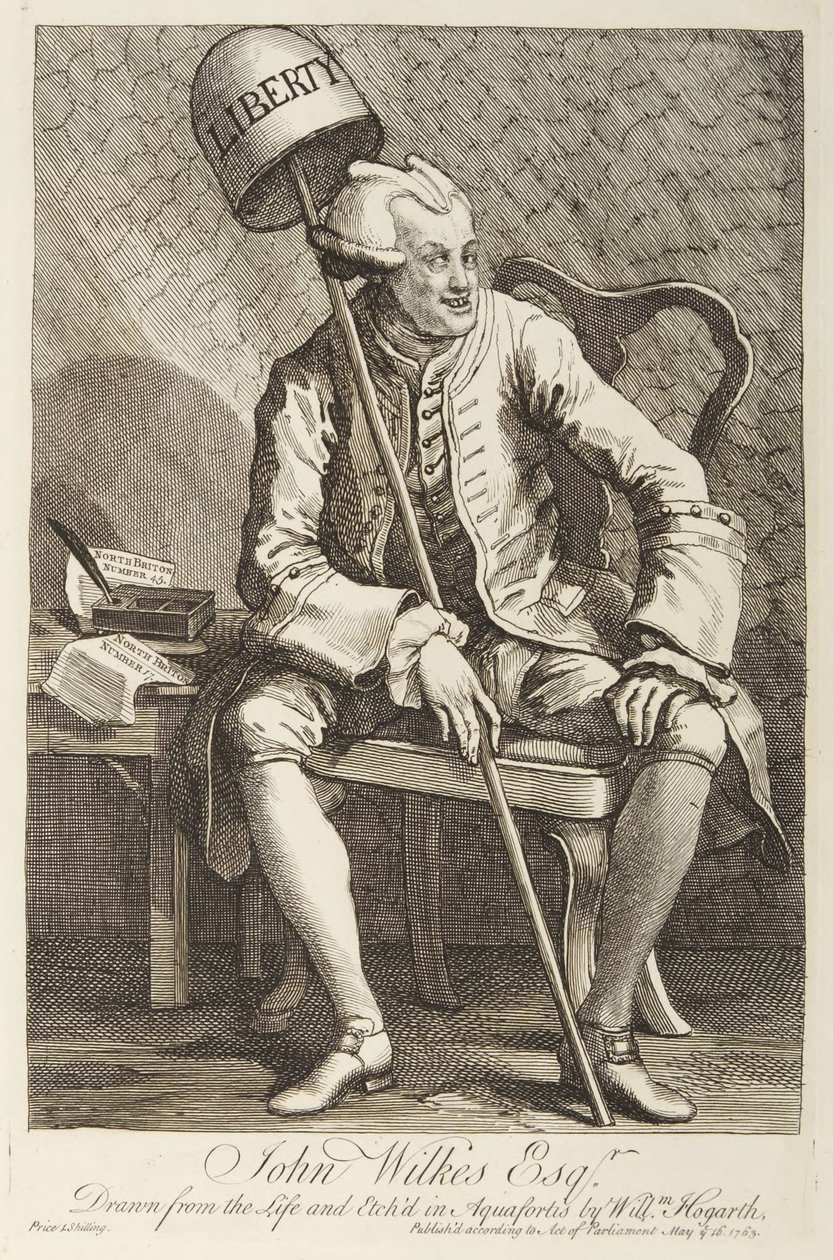 John Wilkes tekijältä William Hogarth