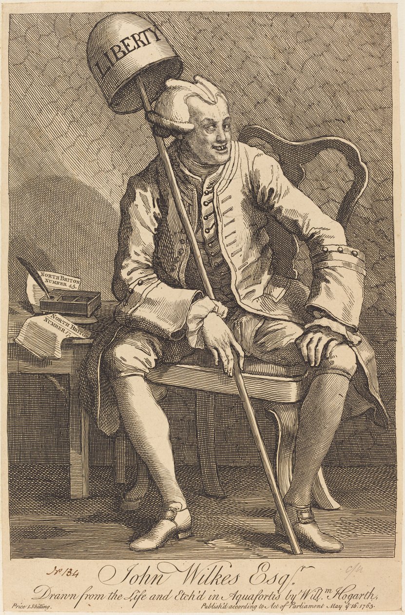 John Wilkes Esq. tekijältä William Hogarth