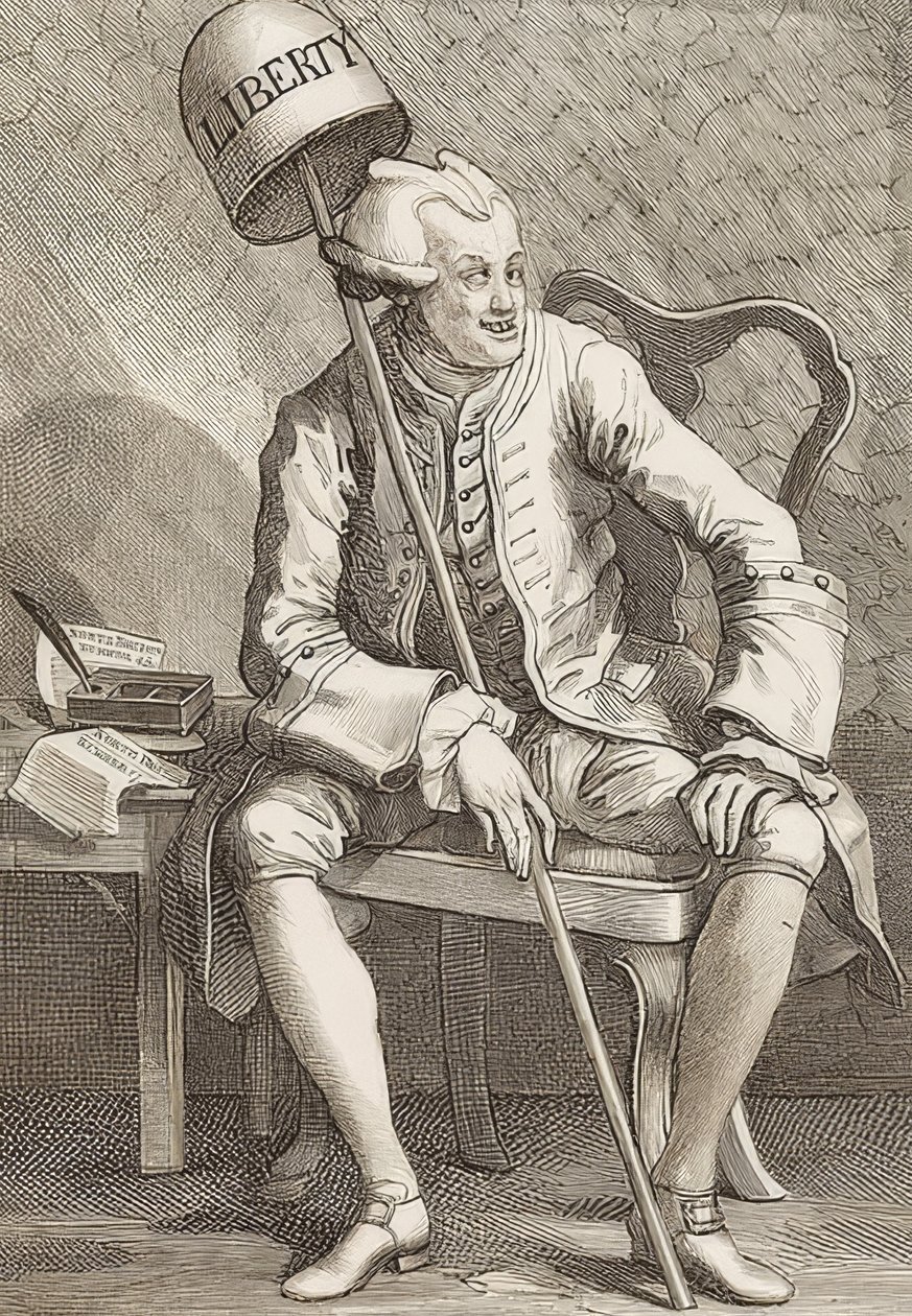 John Wilkes Esq. 1763 tekijältä William Hogarth