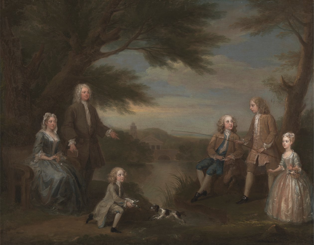 John ja Elizabeth Jeffreys ja heidän lapsensa tekijältä William Hogarth