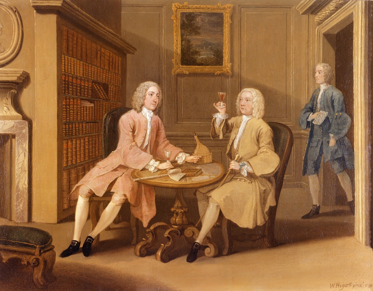 Herra Woodbridge ja kapteeni Holland tekijältä William Hogarth