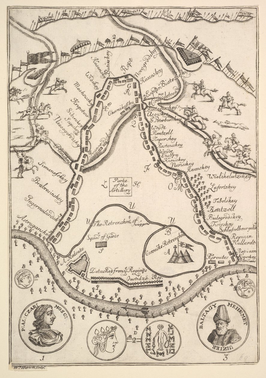 Parke of the Artillary Aubry de La Mottrayes Matkustaa ympäri Eurooppaa, Aasiaa ja kansainvälistä..., 1723-24. tekijältä William Hogarth