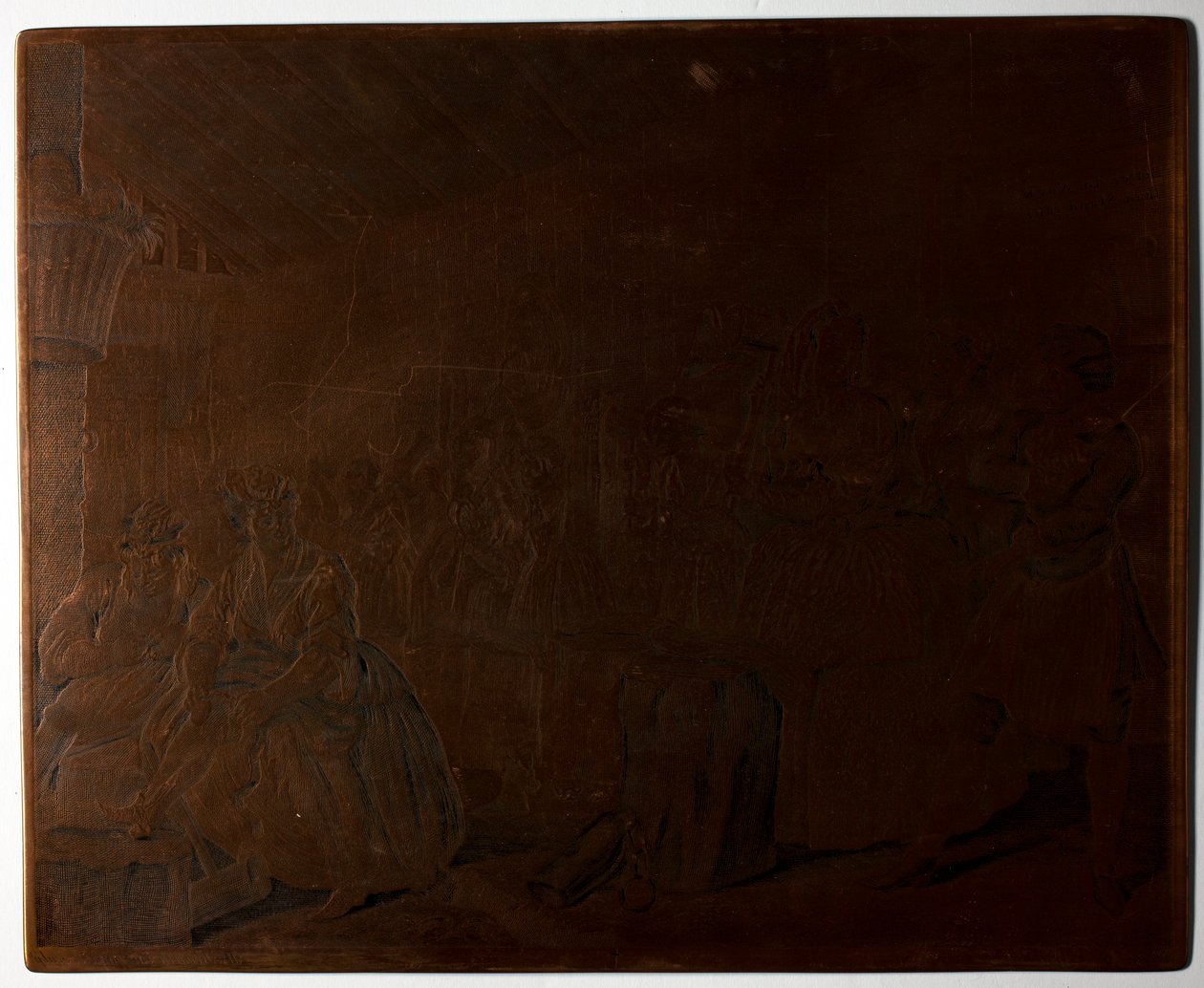 Taulu neljä sarjasta Porton tie tekijältä William Hogarth