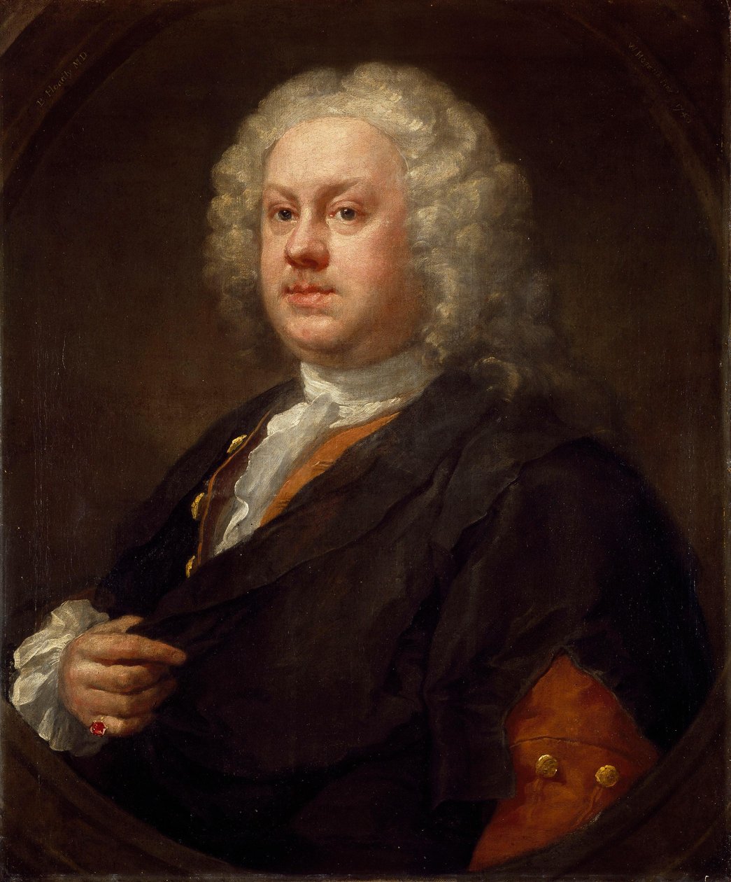 Benjamin Hoadlyn (1706–1757) muotokuva – lääkäri ja näytelmäkirjailija tekijältä William Hogarth