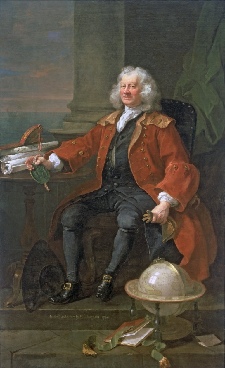 Kapteeni Coramin muotokuva (n.1668-1751) 1740 tekijältä William Hogarth
