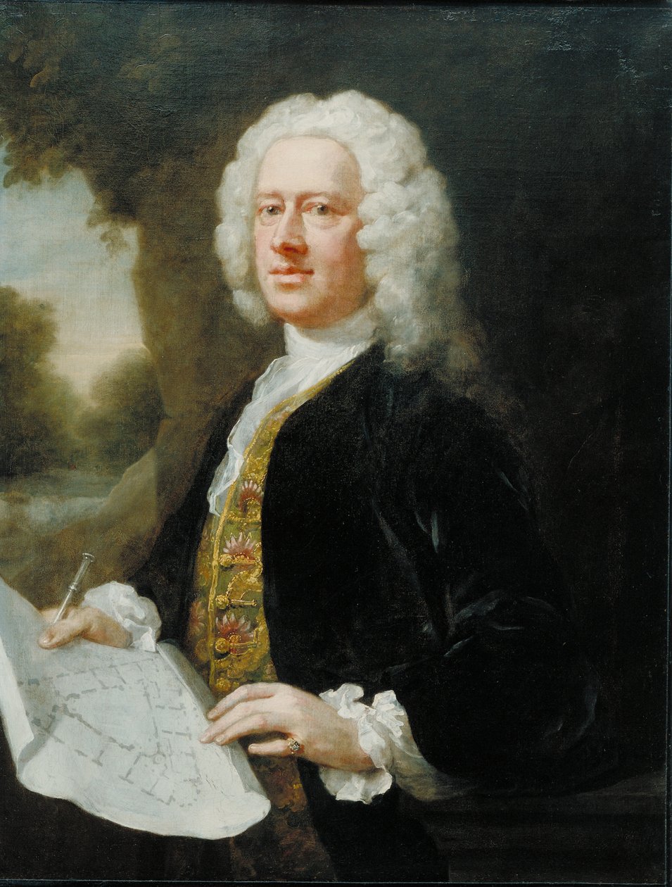 Theodore Jacobsonin muotokuva, 1742 tekijältä William Hogarth