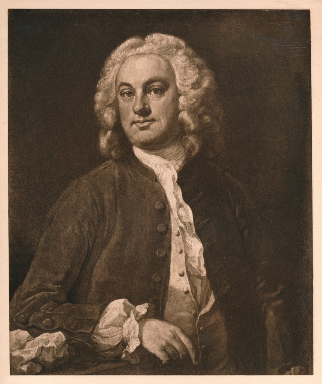 Miehen muotokuva, 1741 tekijältä William Hogarth