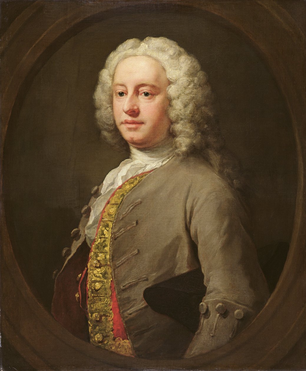 Tuntemattoman miehen muotokuva, cc.1740 tekijältä William Hogarth