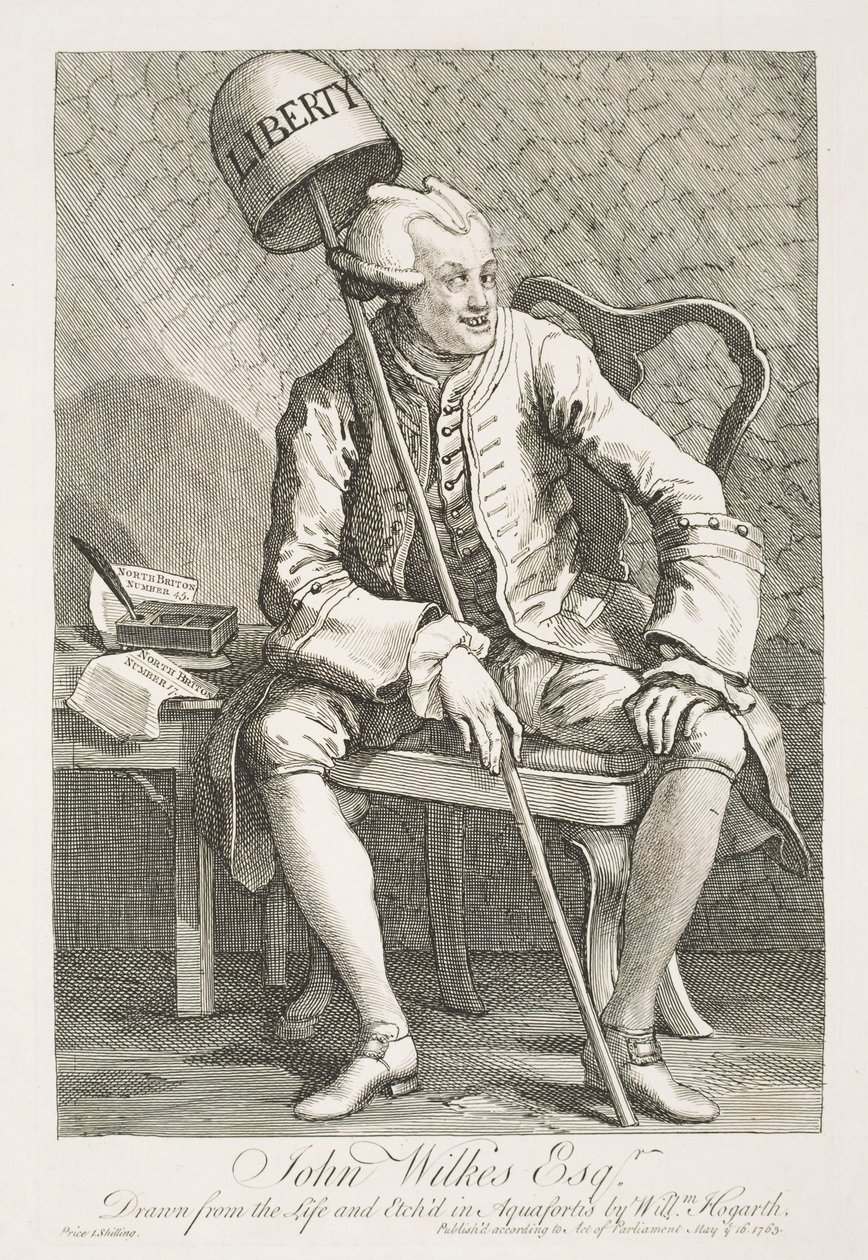 John Wilkesin, Esq., muotokuva tekijältä William Hogarth