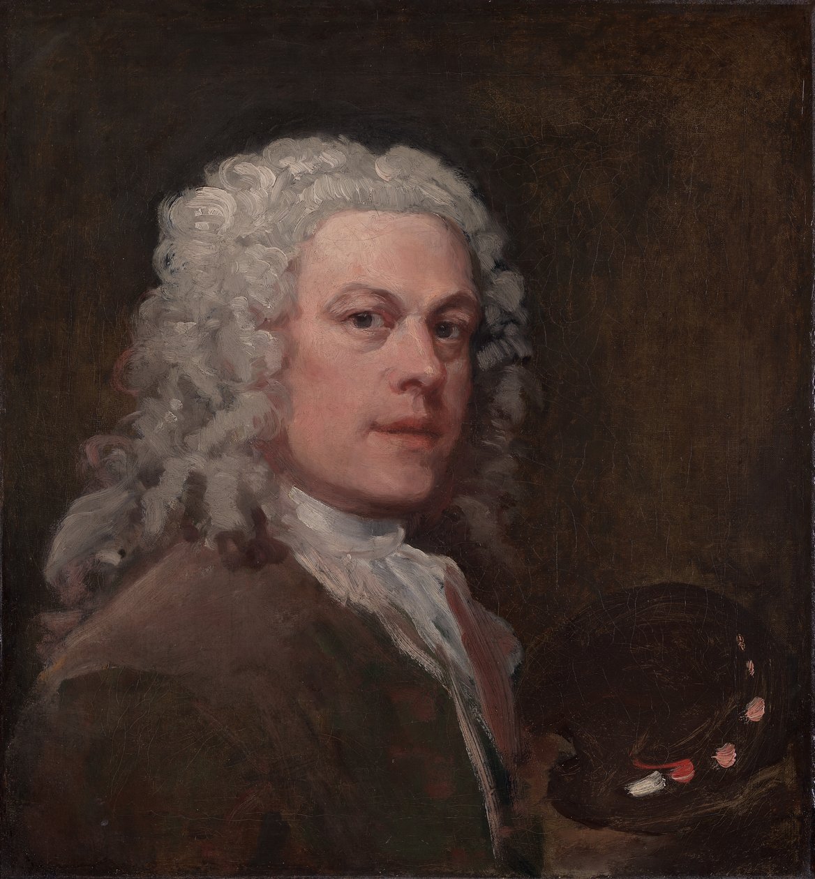Omakuva, n. 1735. tekijältä William Hogarth