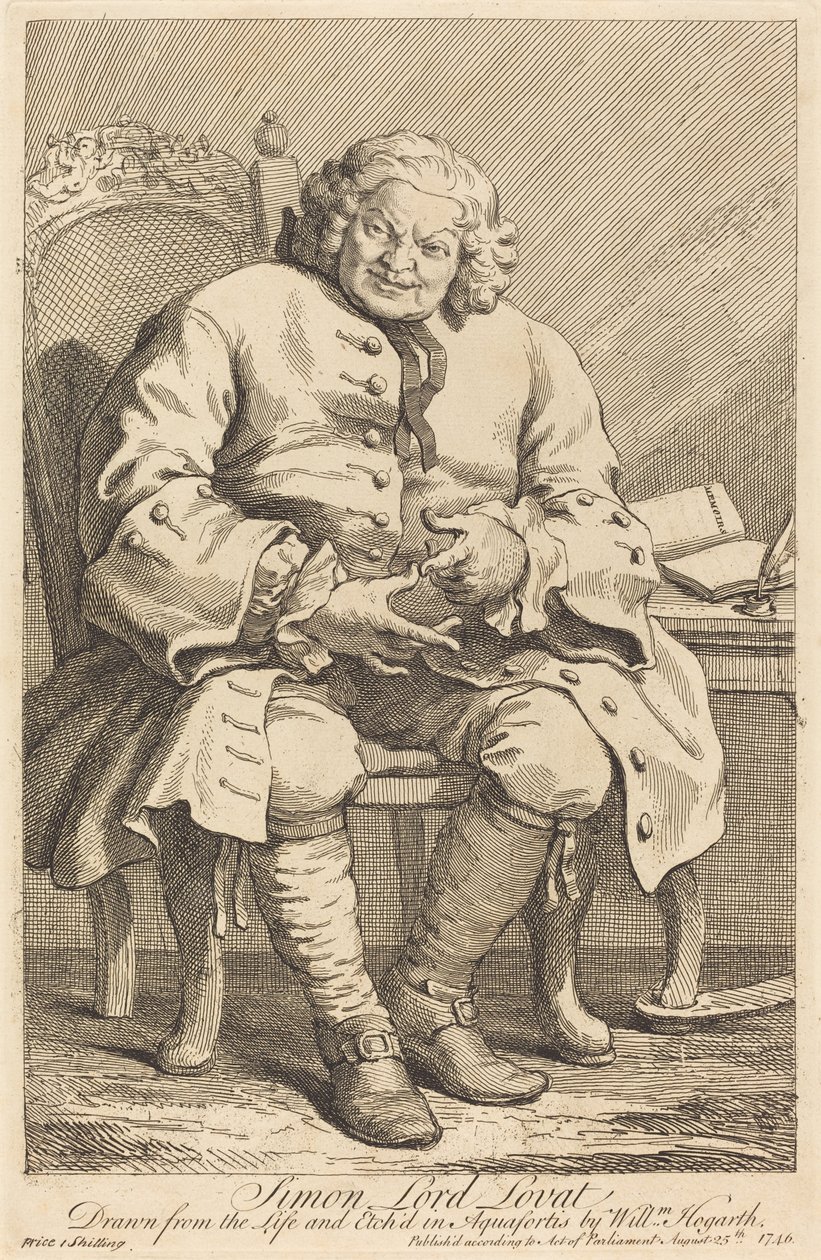 Simon Lord Lovat tekijältä William Hogarth