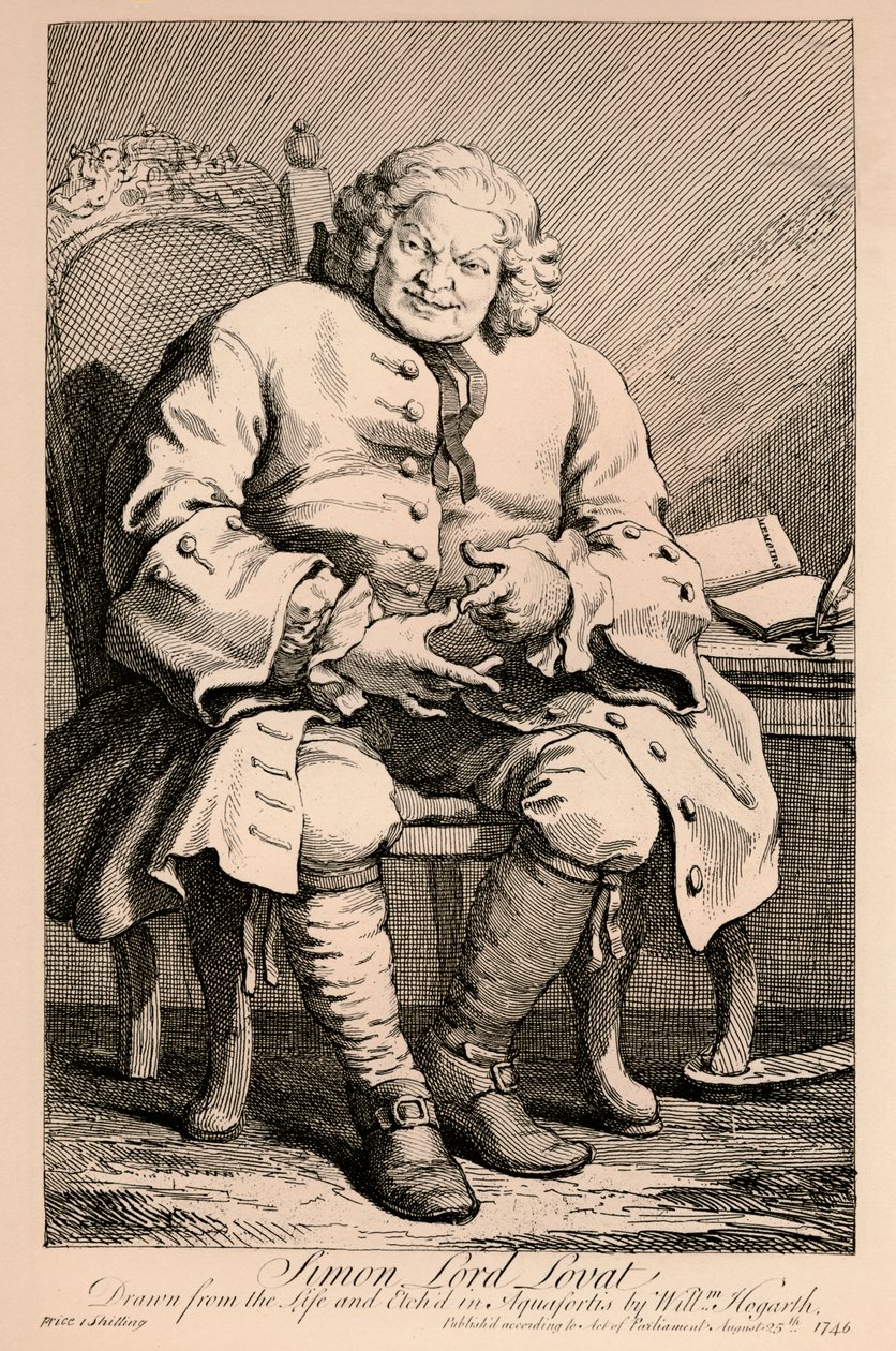Simon, Lordi Lovat, 1746 tekijältä William Hogarth
