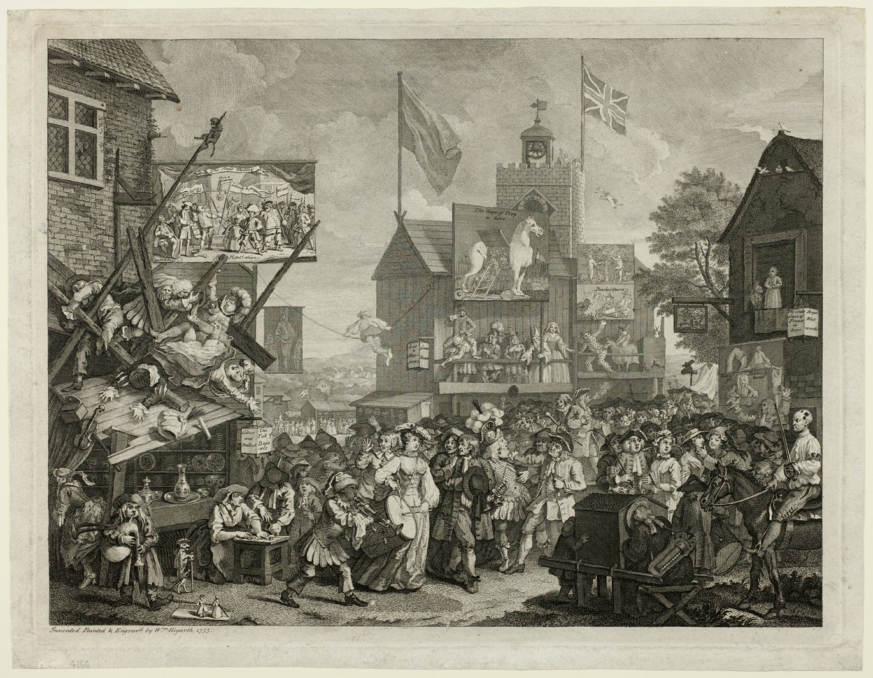 Southwarkin messut tekijältä William Hogarth