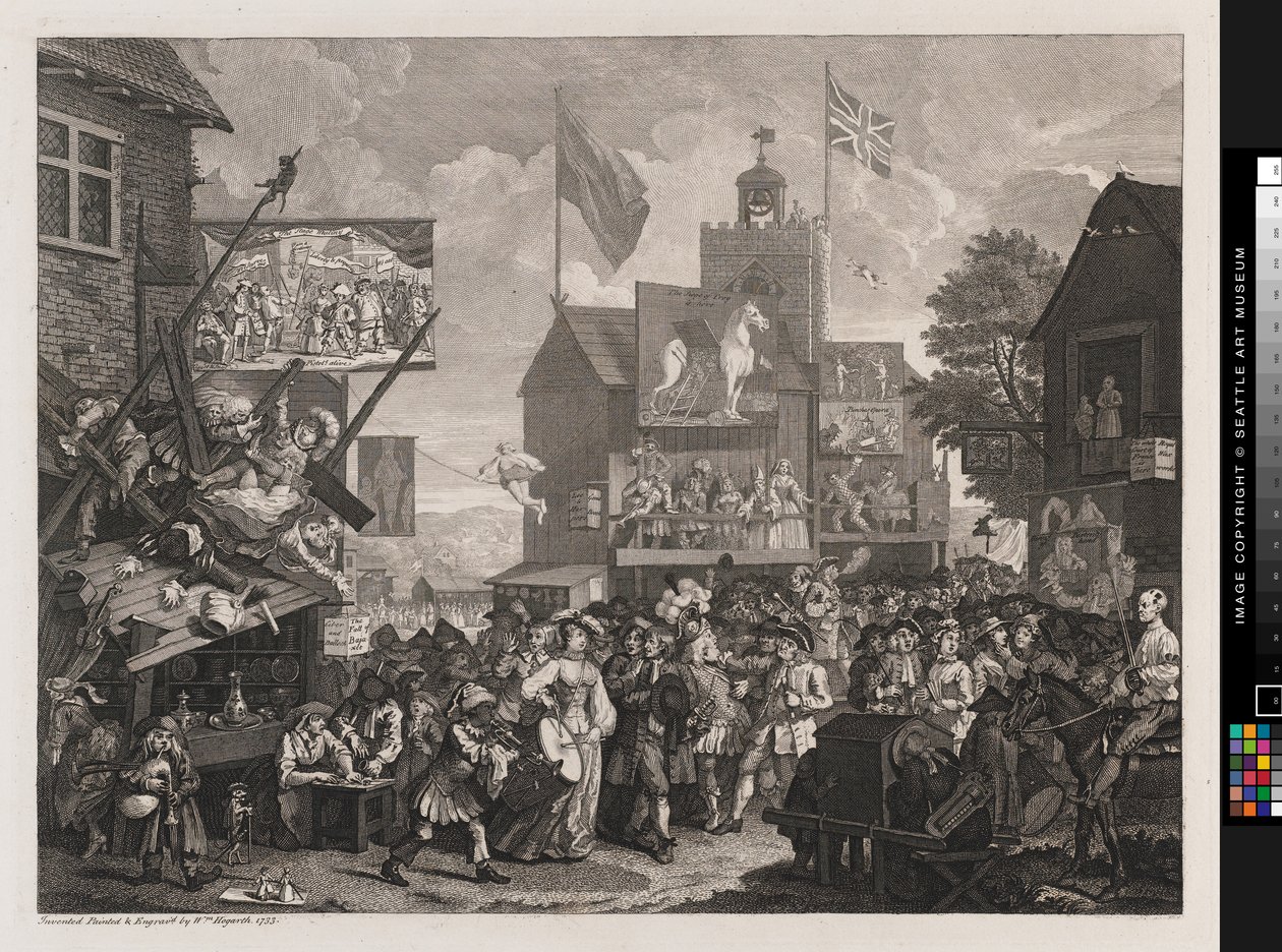 Southwarkin messut tekijältä William Hogarth