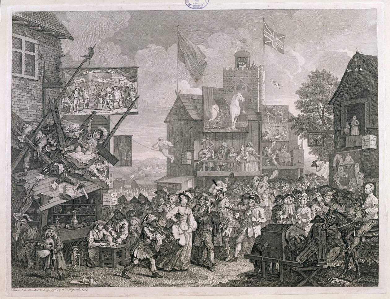 Southwarkin messut tekijältä William Hogarth