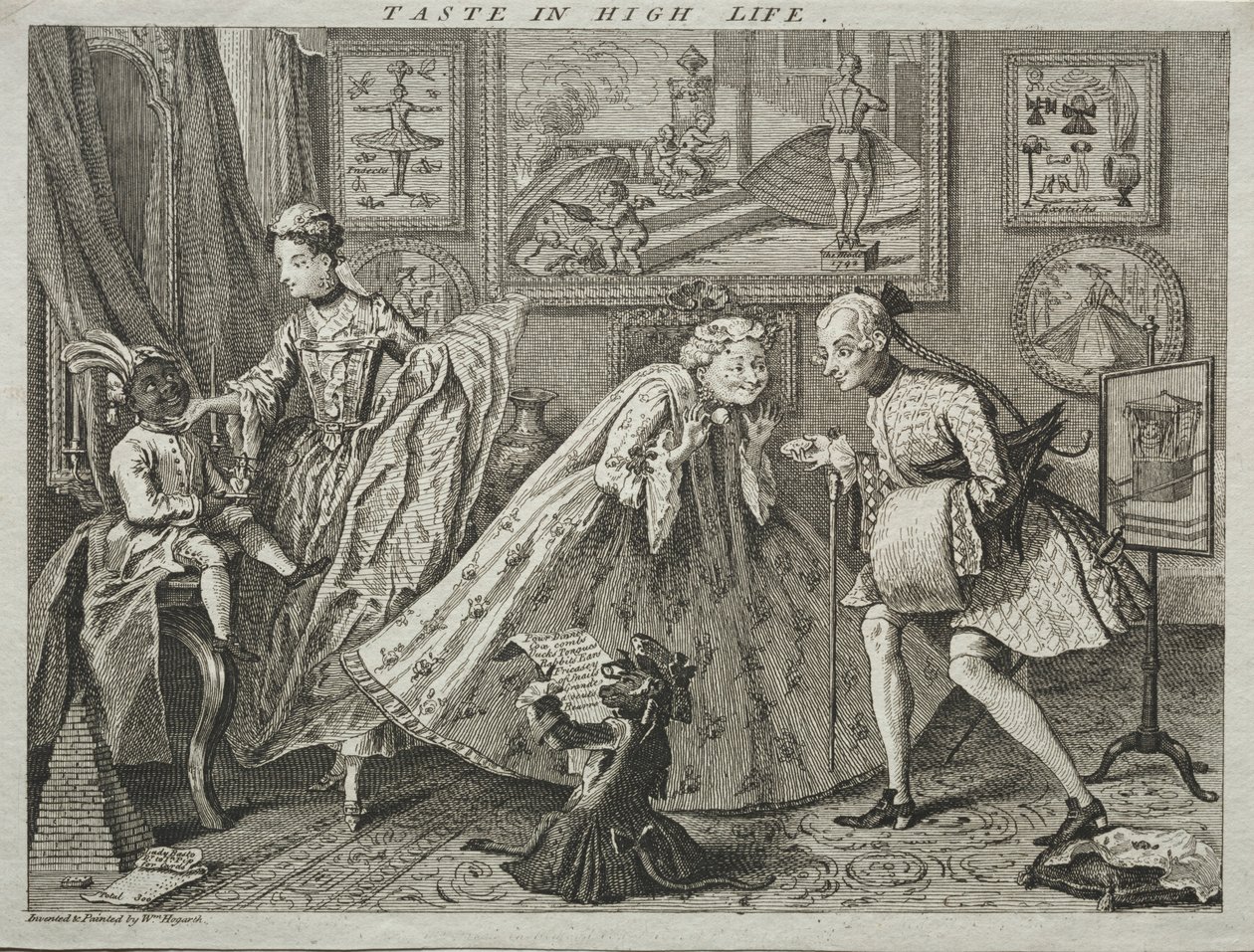 Taste in High Life, 1746. tekijältä William Hogarth
