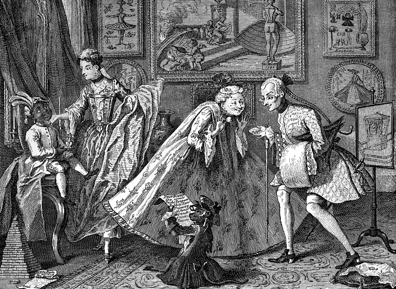 Taste in High Life, 1746. tekijältä William Hogarth