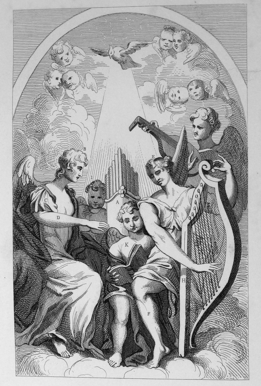 St Clements Danesin alttaripala, Strand tekijältä William Hogarth