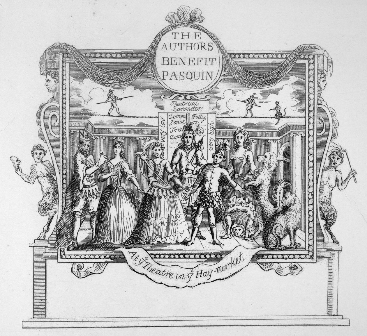 Kirjailijat Pasquin tekijältä William Hogarth