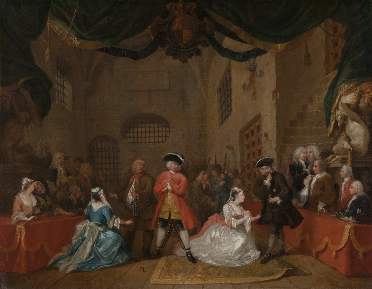 Kerjäläisen ooppera, 1729. tekijältä William Hogarth