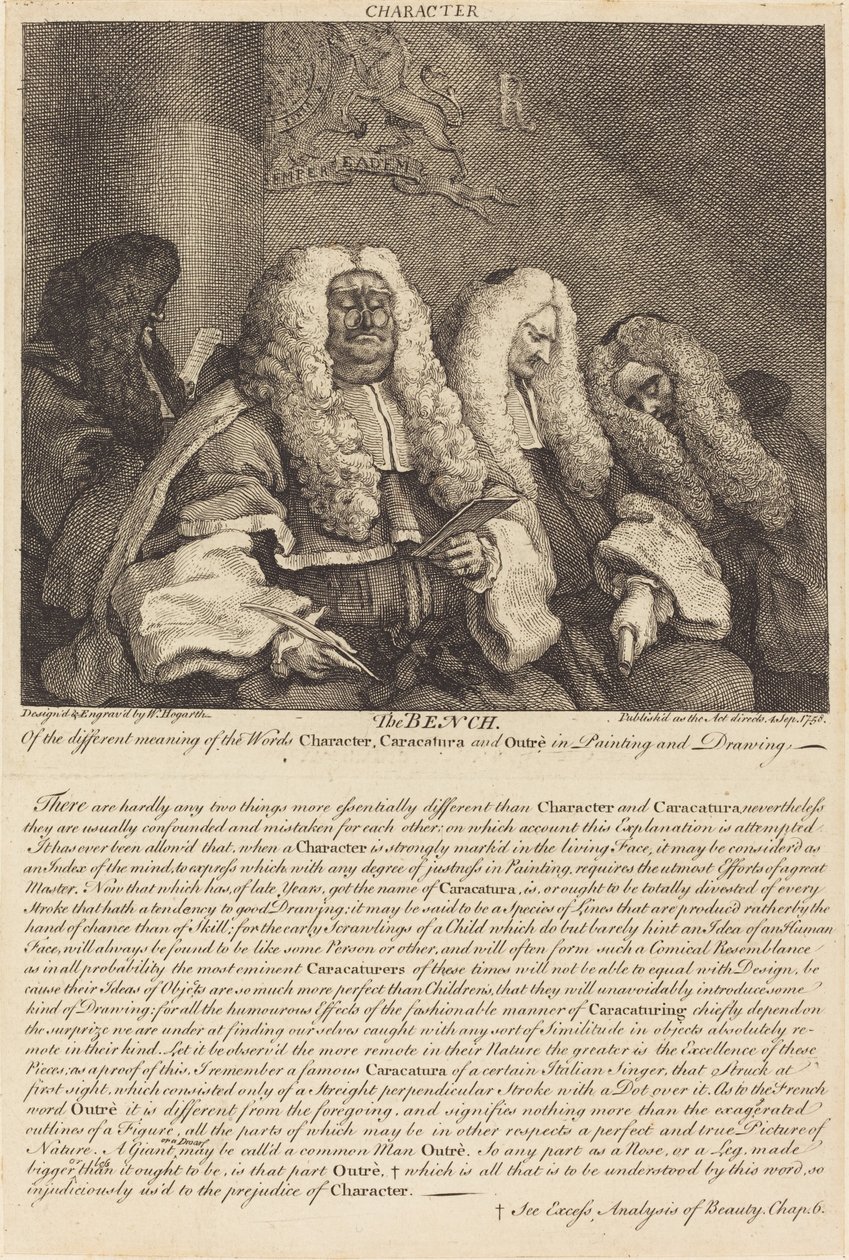 Penkki tekijältä William Hogarth