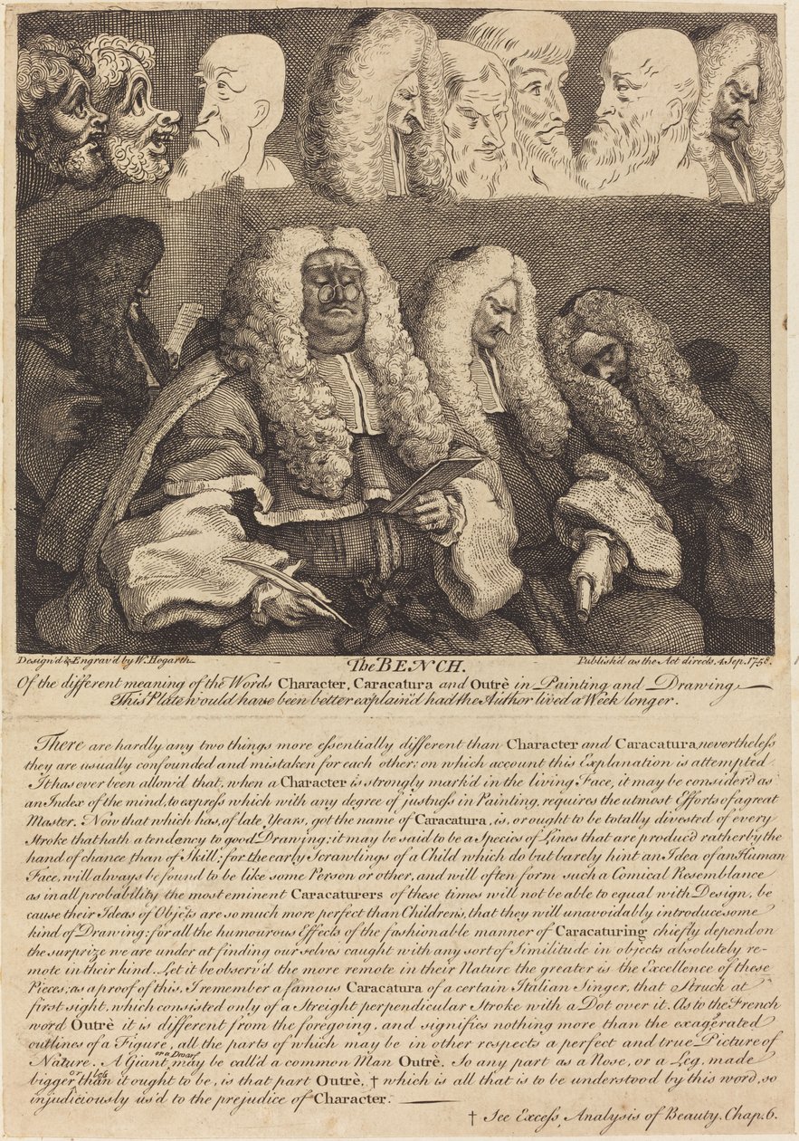 Penkki tekijältä William Hogarth