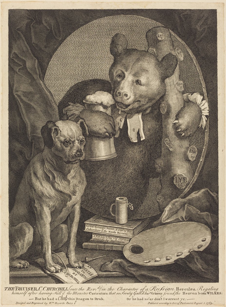 Tappelupukari tekijältä William Hogarth
