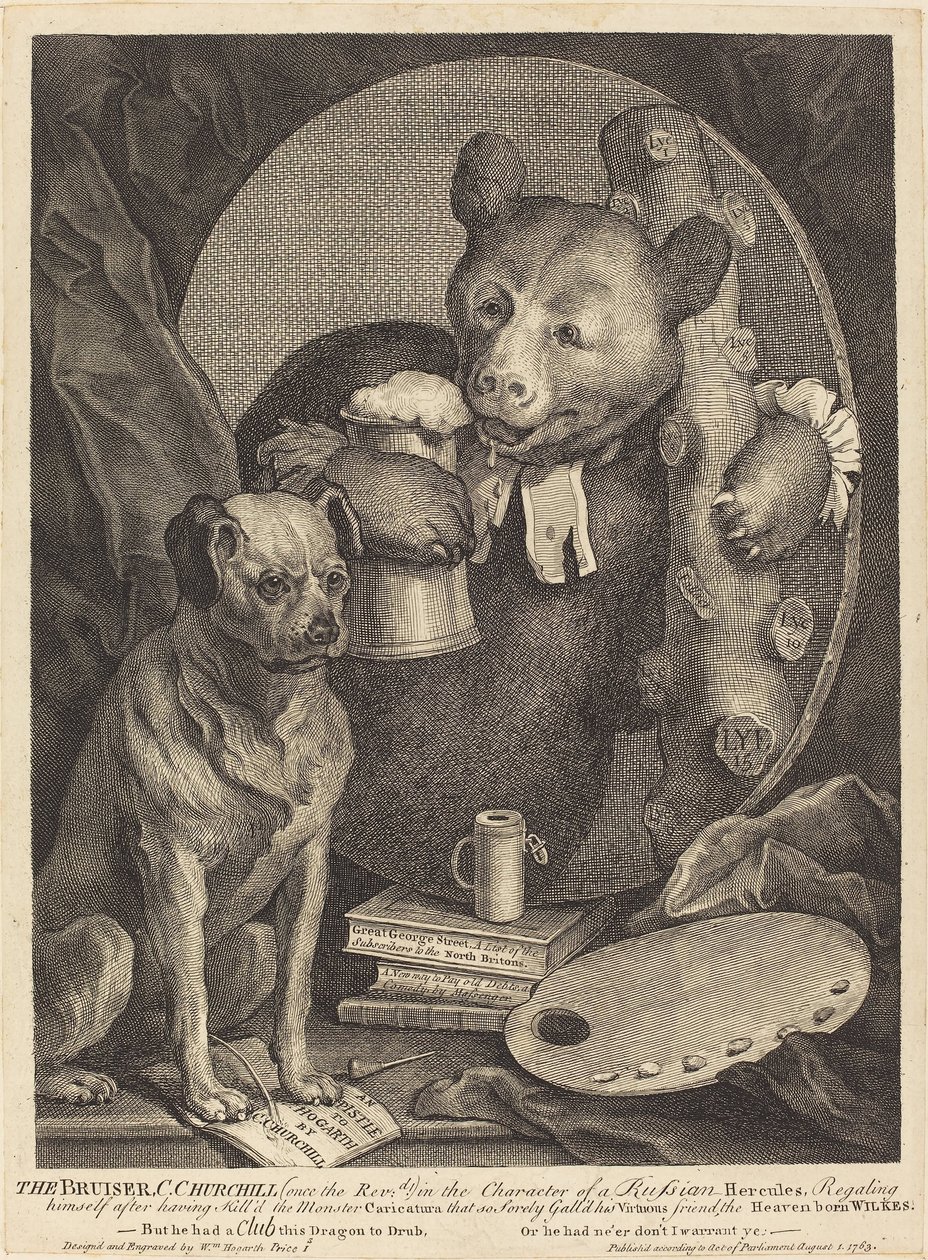 The Bruiser tekijältä William Hogarth