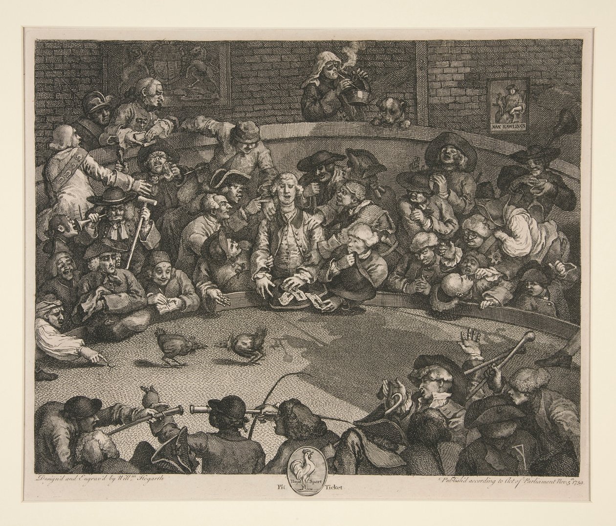 Kukon taistelu tekijältä William Hogarth