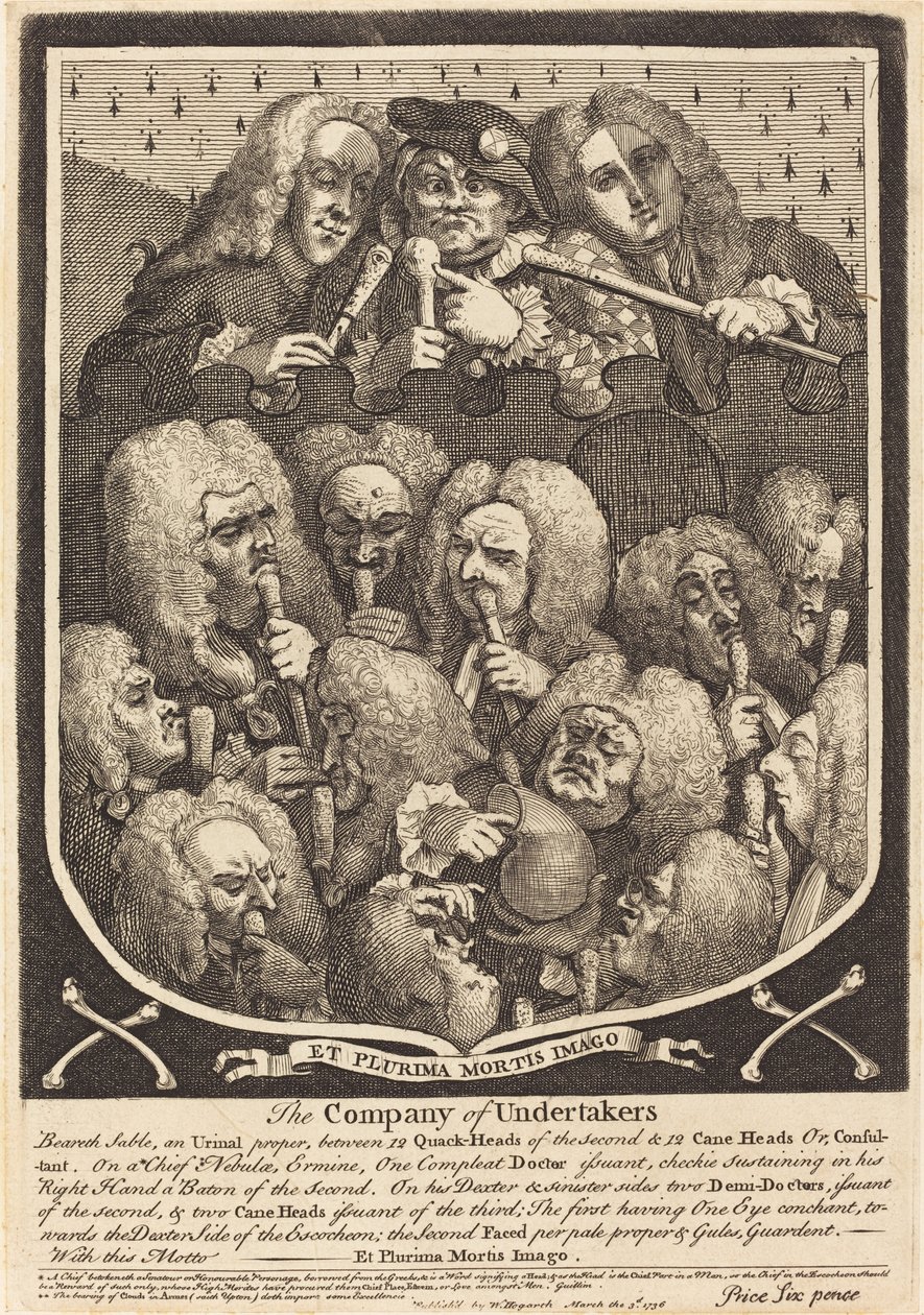 Undertakers-yhtiö tekijältä William Hogarth