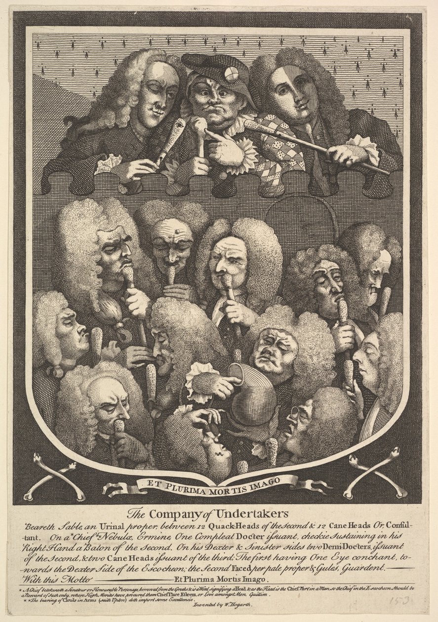 Company of Undertakers, vuoden 1736 jälkeen. tekijältä William Hogarth