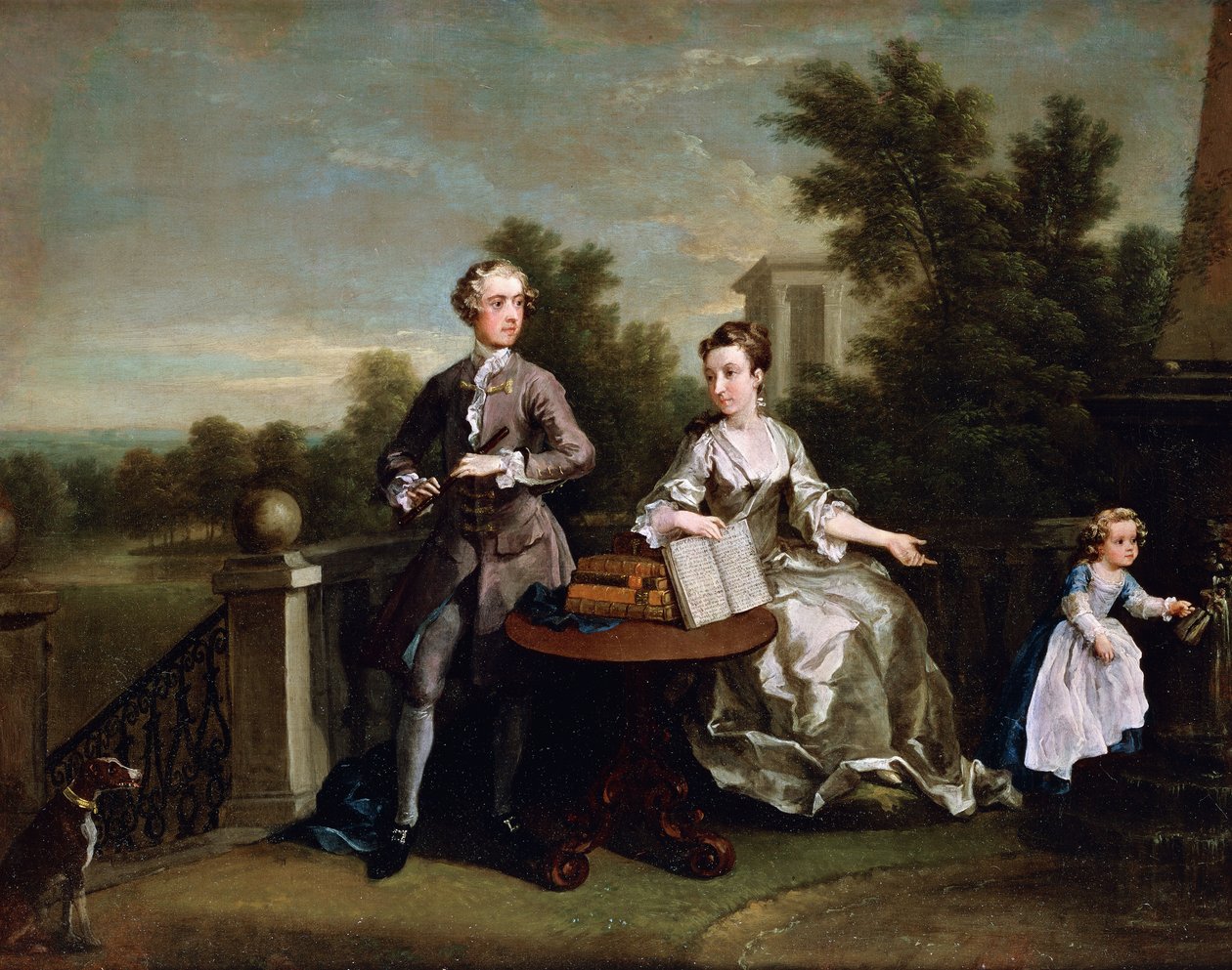 Edwards Hamiltonin perhe tekijältä William Hogarth