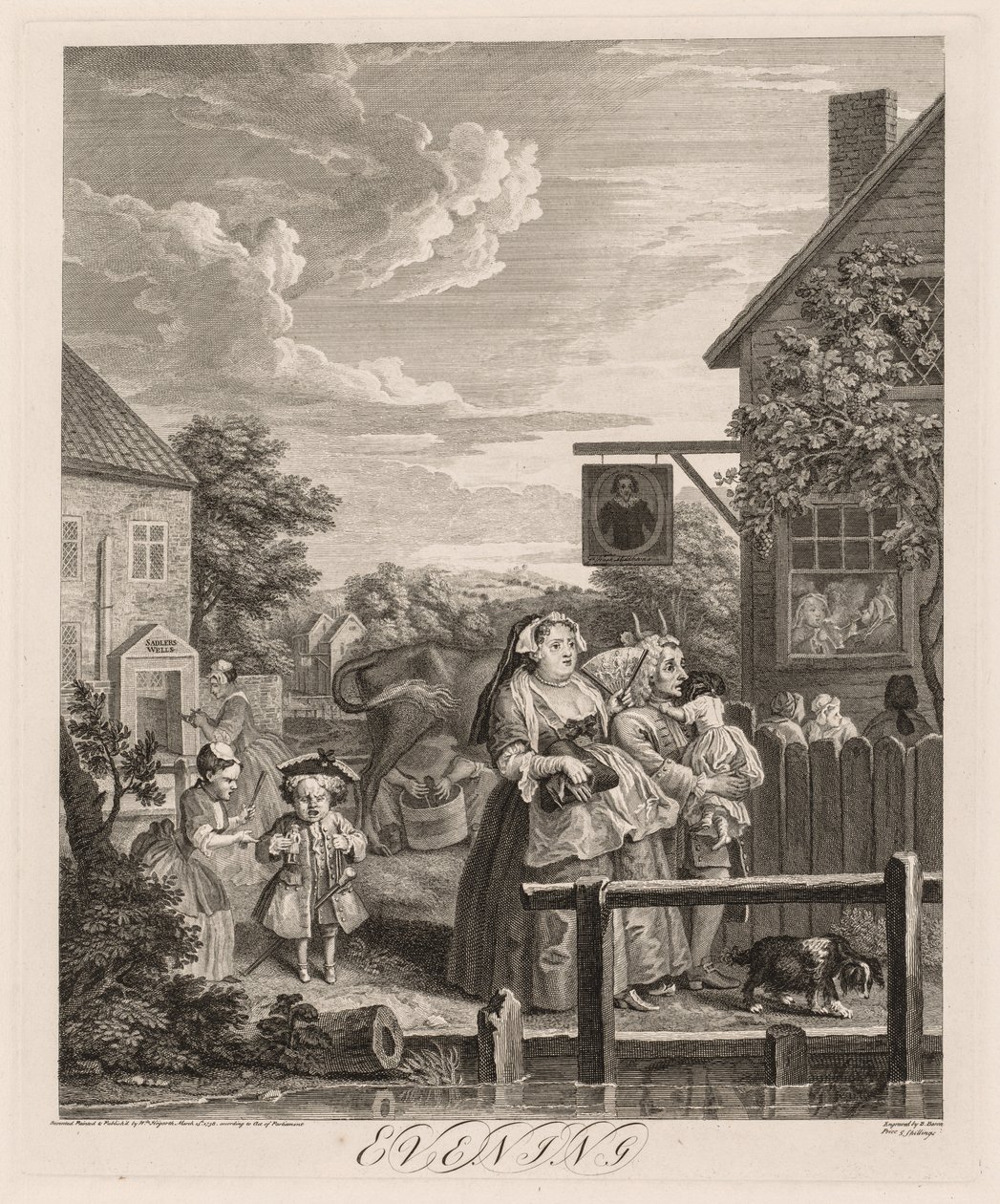 Neljä kertaa vuorokaudessa: Ilta tekijältä William Hogarth