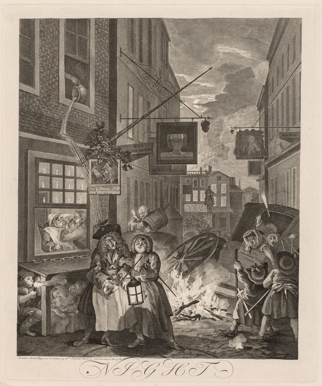 Päivän neljä kertaa: Yö tekijältä William Hogarth
