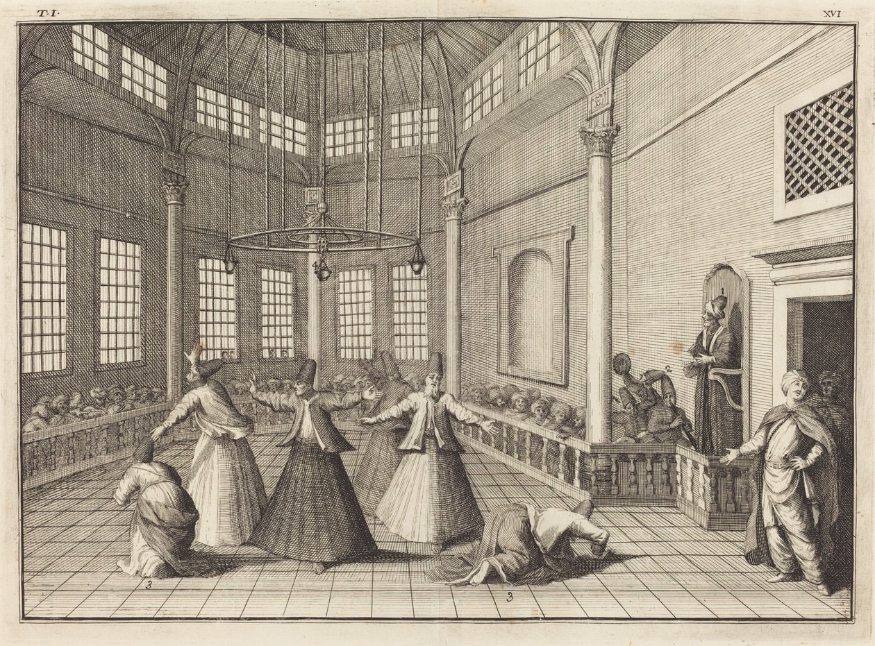 Moskeijan sisäpuoli tekijältä William Hogarth
