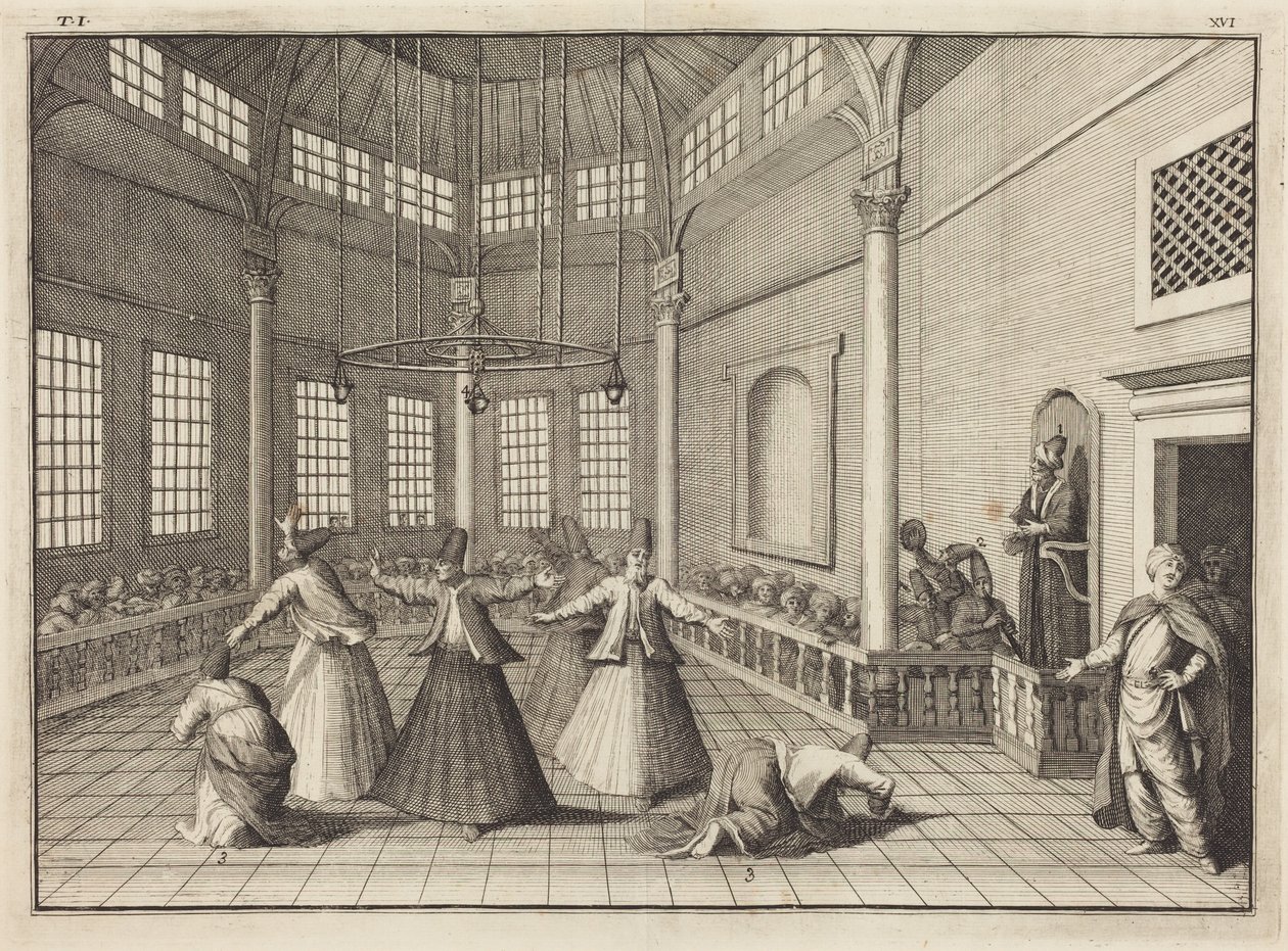 Moskeijan sisätila tekijältä William Hogarth