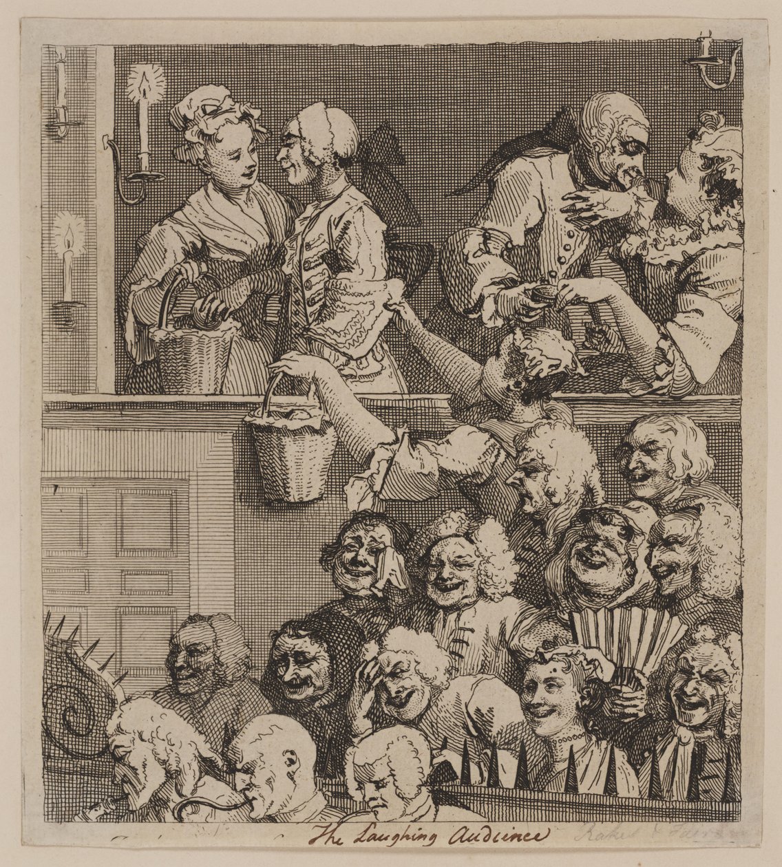 Naurava Yleisö tekijältä William Hogarth