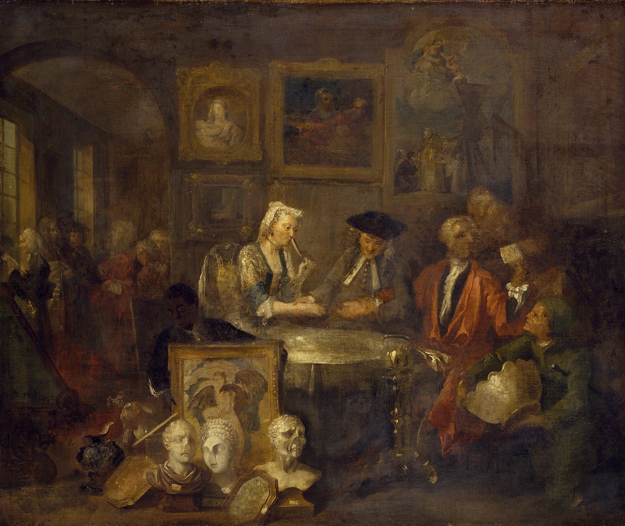 Avioliittosopimus, 1743 tekijältä William Hogarth
