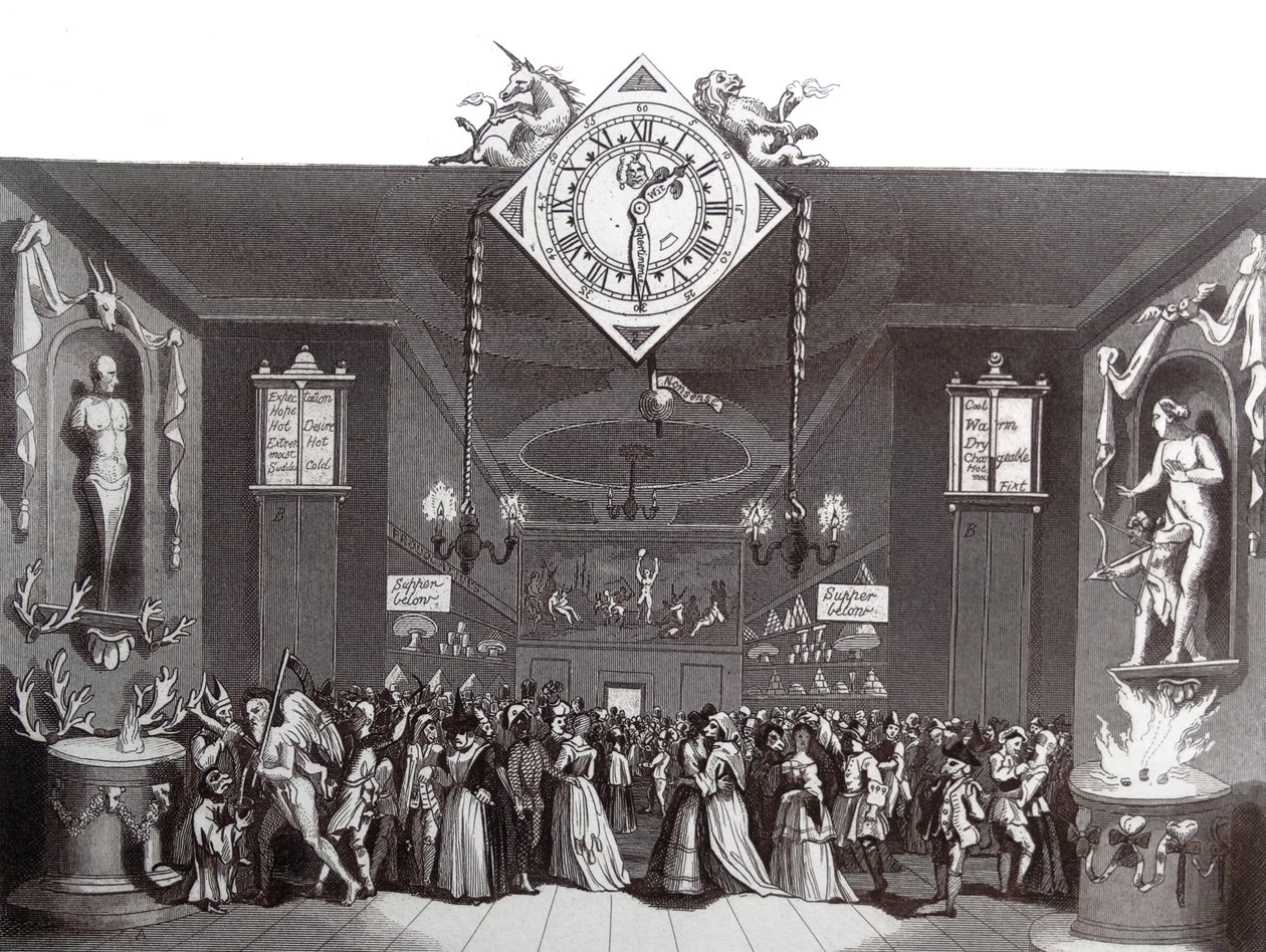Naamiaislippu tekijältä William Hogarth