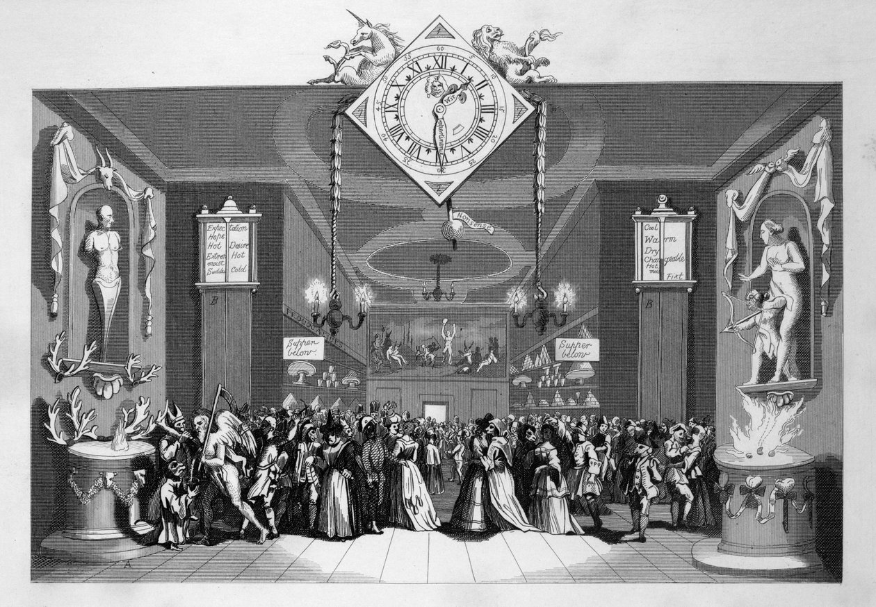 Naamiaislippu tekijältä William Hogarth