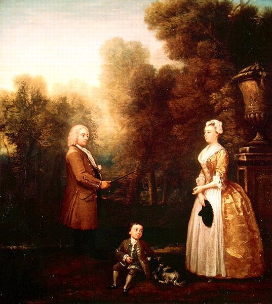 Pascall-perhe (öljy kankaalle) tekijältä William Hogarth