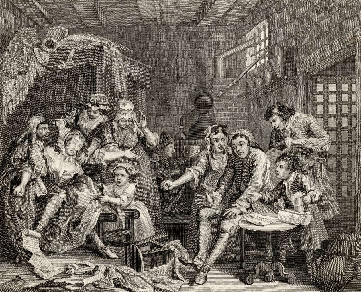The Prison Scene, levy VII julkaisusta "A Rake