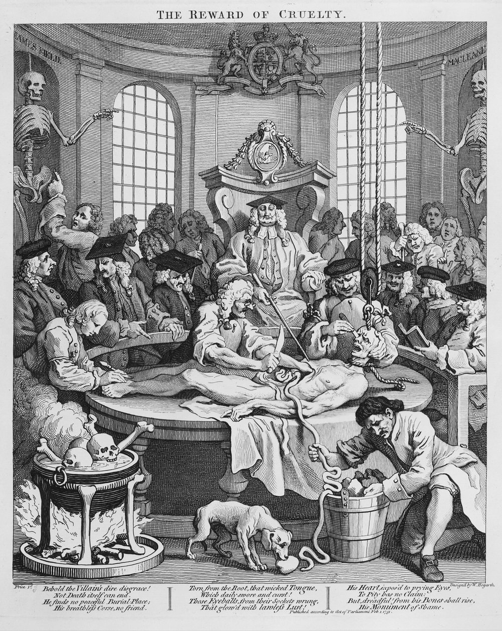 Julmuuden palkinto tekijältä William Hogarth