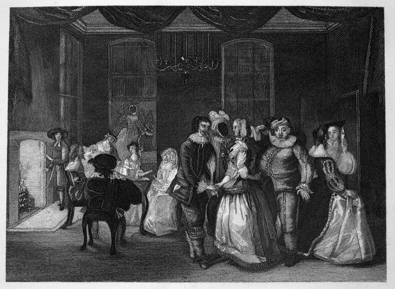 Royal Masquerade Somerset Housessa tekijältä William Hogarth