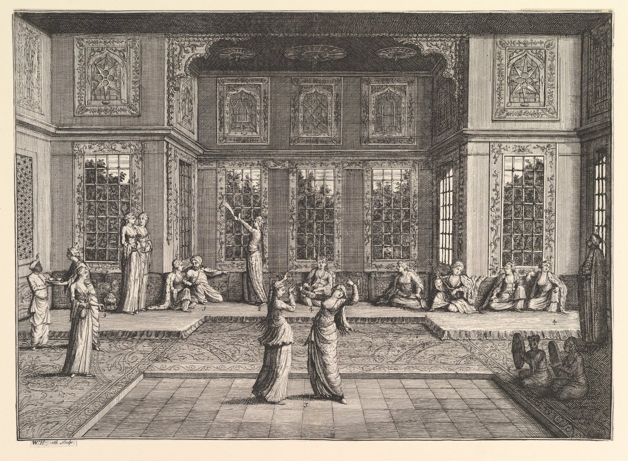 Seraglio Aubry de La Mottrayes matkustaa ympäri Eurooppaa, Aasiaa ja osaan ..., 1723-24. tekijältä William Hogarth