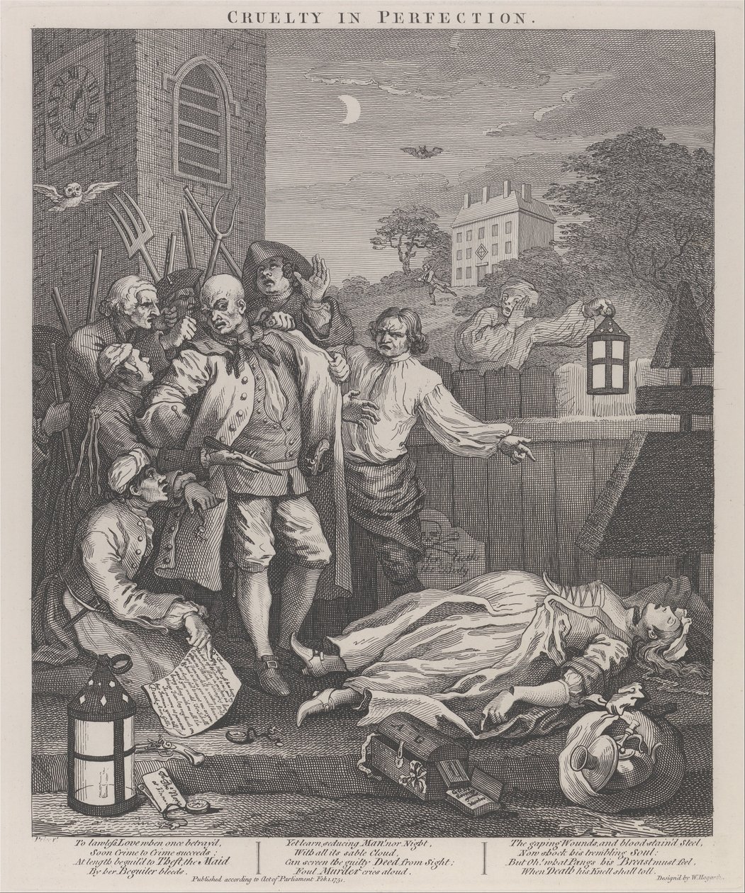 Julmuuden kolmas vaihe: Julmuus täydellisyydessä - Murhaaminen tekijältä William Hogarth