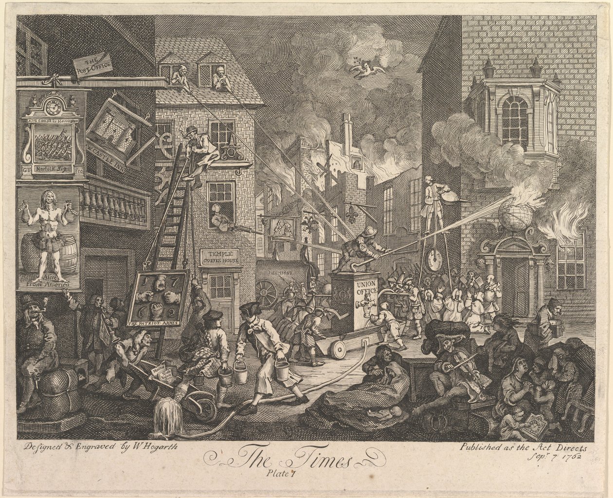 ”The Times”, laatta 1 tekijältä William Hogarth