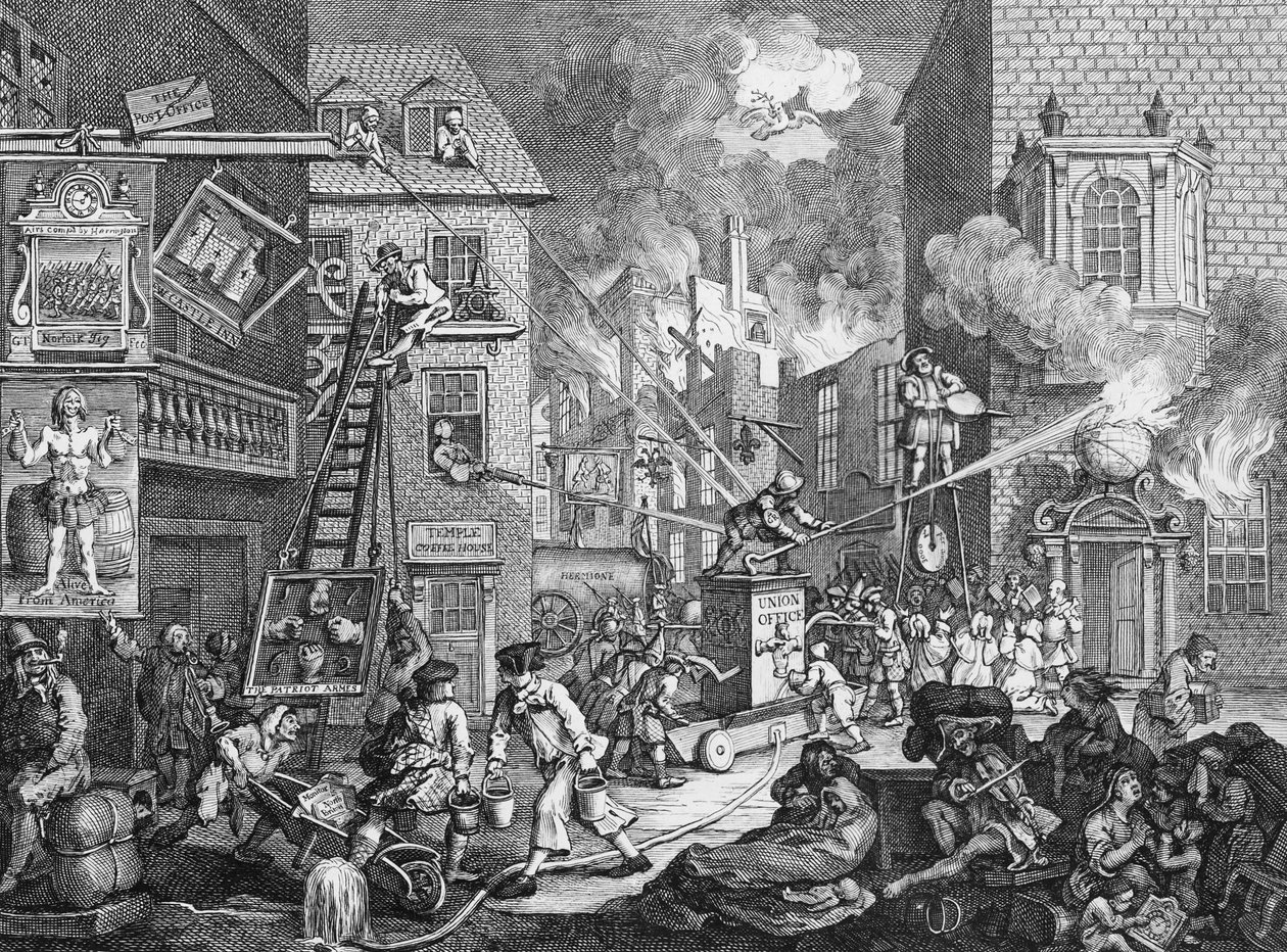 The Times, levy I, 1762 tekijältä William Hogarth
