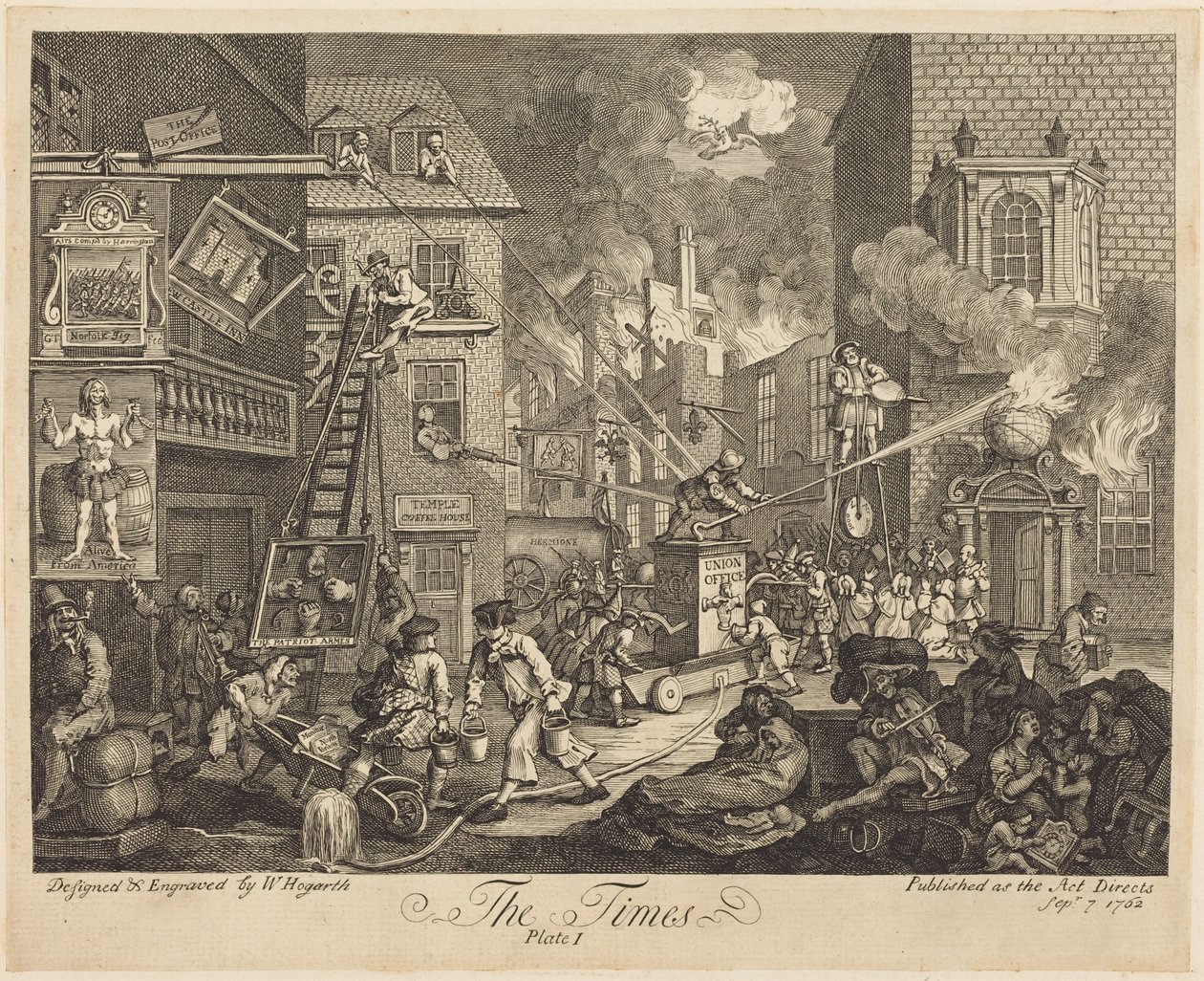 The Times, s. 1 tekijältä William Hogarth