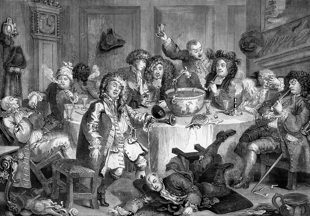 William Hogarthin keskiyön keskustelu tekijältä William Hogarth